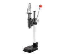 Vislone Small Manual Press Punching Machine Leather Hole Press Puncher Die Cutting Machine Punch Tool for DIY Leather Craft Punching Holes with Drill Chuck