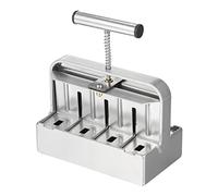 Vislone Soil Blocker Soil Block Maker 2 inch 8 Cell Soil Blocking Tool kit with 3 Sizes Seed Pins Comfort-Grip Handle Soil Blocks for Seeding Protecting Seedling Transplants from Damage