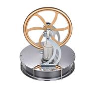Vislone Stirling Engine,Low Temperature Stirling Engine Motor Model Steam Heat Electricity Generator Machine Education Model DIY Kits