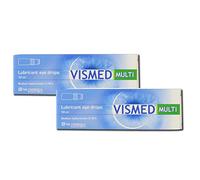 Vismed Lubricant Eye Drops Multi Dose 10ml - Pack of 2