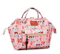 VISMIINTREND Mini Diaper Bag for Baby | Small Nappy Bags for Mother | Maternity Travel Handbag | Hospital Bags for Mom | Baby Shower Gift for Mom | Gifts for New Born Baby Boy Girl | Pink