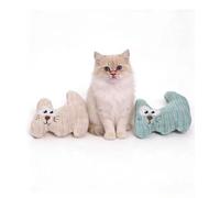 VisnzvLux 2 Pack Kitten Stuffed Animal Stuffed Cat Toy Cat with Kittens Stuffed Animal Kitten Toy Soft Plush Cat Chew Toy with Catnip for Cats Interactive Play