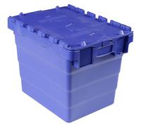 VISO Box Hinged Lid 400x320x300mm Blue Robust Housing