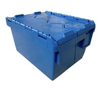 VISO Box with Hinged Lid 400x200x300mm Blue 1 piece
