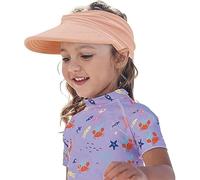 Visor Cap Children's UV Protection, Sun Visor Girls Ponytail Beach Hat Girls Sun Hats Empty Top Baseball Cap, Sun Visor Children Breathable, Summer Hat Sun Hat Boys Girls for 1-9 Years Pink