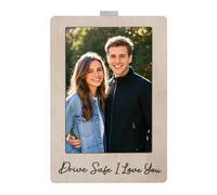 Visor Clip Photo Frame, Car Visor Picture Holder, Interior Accessories for Photography Enthusiasts Road Trip Tourists Families Fitness Enthusiasts Business Travelers