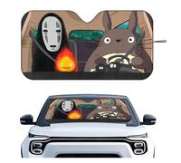visor cover And No Face Car SunShade Windshield Foldable Three-layer Insulation By Suction Cup Blocks UV Rays Sun(Z1)