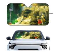 visor cover And No Face Car SunShade Windshield Foldable Three-layer Insulation By Suction Cup Blocks UV Rays Sun(Z5)