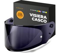 Visor Everalo™ Compatible with LS2 FF353 Rapid - Rapid II - FF320 Stream Evo - FF800 Storm - Storm II - Pinlock Ready Helmet Visor (Dark Black)