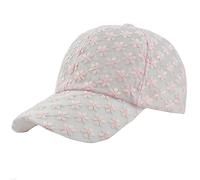 Visor Hat Women Lace Small Flower Baseball Caps Adjustable Hollow Lace Hat Summer Cap Visor Cap Lace Mesh Bling Sequin Flower Breathable Adjustable Snapback Trucker Caps Pink