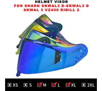 Visor Lens for Shark Skwal3 D-skwal I3 Sun Glass D Skwal 3 VZ400 Helmet Visor Shield Ridill 2 Windshield Motorcycle Accessories Revo Red