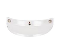 Visor Shield - Universal 3/4 Helmet Sun Shade, Three Clip Stable Design, Retro Helmets Sunscreen Visors, Removable Helmet Visor For Cruiser Scooter