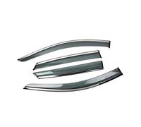 Visors Rain Guard Car Window Visor Vent Awning Rain Sun Eyebrow Guard Cover Deflector Accessorie For Peugeot MK2 P24 2020 2021 2022 Accessories(Transparent)