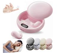Visound Drift - Invisible Earbuds, Invisible Sleep Wireless Earphone, Light-Weight Noise Blocking, LED Power Display, No Lag, Ipx6 Vision Beam Headphones for Sleeping, Working, Hiking (Pink)
