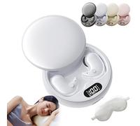 Visound Drift - Invisible Earbuds, Vision Beam Ear Buds, Invisible Earbuds Wireless Bluetooth, No Lag, Ipx6 Vision Beam Headphones for Sleeping, Working, Hiking (white)