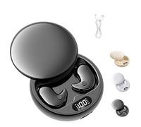 Visound Drift - Invisible Earbuds,Vision Beam Visound Drift Earbuds,Invisible Sleep Wireless Earphone,Comfortable Fit LED Power Display,Ridiculously Amall, No Lag, Ipx6 Water-Resistant (black)