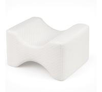 VISSIO Doctor's Suggested Knee Pillow for Side Sleepers - Memory Foam Leg Support for Pregnancy, Sciatica, Hip & Back Pain Relief | Ergonomic Alignment Cushion with Washable Cover