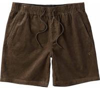Vissla - Corduroy shorts - No See Ums Cord Eco 17" Elastic Walkshort Dark Earth for Men - Size L - Brown Brown L