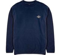 Vissla - Men's casual Sweatshirt - Swell Stretch Polar Crew Dark Naval for Men in Recycled Polyester - Size XL - Navy Navy XL