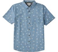 Vissla - Organic cotton shirt - Ecology Marks Eco SS Shirt Faded Denim for Men - Size M - Blue Blue M
