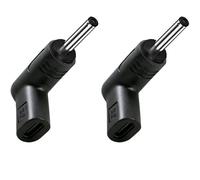 VISSQH 2 Pcs 90 Degree USB C to DC 9V Adapter USB 3.1 Type C Female to DC 3.5 x 1.35 mm Male Power Adapter PD Emulator Trigger