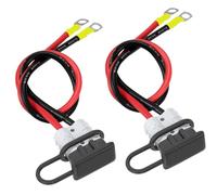 VISSQH 2 x 50A Battery Quick Connect/Disconnect Connector Plug,50A 600V Battery Power Connector with O-Ring Battery Connector Cable 8AWG Cable Plug for car, caravan, boat, solar systems etc(30cm)