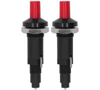 VISSQH 2 x Piezo Igniter,Button Igniter,1 Out 2 Piezo Spark Igniter Electrode Spark Igniter Gas Grill Igniters for gas fireplace & oven