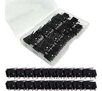 VISSQH 20Pcs Micro Limit Switch,Micro Switch 12v Button,Momentary Long Hinge Lever SPDT AC 5A/125V 3A/250V 3 Pins 1NO 1NC Miniature Micro Switch for Arduino