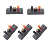 VISSQH 5 pcs Experiment Switch Physical Electricity Switch Electronic Experimenting Base Electric Circuit Experiment Switch for DIY E10 Bulb Socket Base