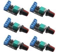 VISSQH 6 pcs PWM Motor Speed Controller,5V 12V 10A Motor Speed Controller module DC Speed Adjustable Switch with switch function