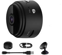 Vista Focus Magnetic Mini Security Camera, Vistafocus Security Camera 360, Vistafocus Mini Security Camera, Pixielens Pro Security Mini 1080p HD Wireless Magnetic Security Camera (Black)