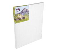Vista Jute Oil-Primed Stretched Canvas - 3 Pack - 16"x20", 1-1/2" Deep - Oil Paints, Blank Canvases, Extra-Coarse Texture, Linen Replacement for Frameless Art, Ideal for Professional Artists