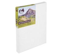Vista Jute Oil-Primed Stretched Canvas - 3 Pack - 18"x24", 1-1/2" Deep - Oil Paints, Blank Canvases, Extra-Coarse Texture, Linen Replacement for Frameless Art, Ideal for Professional Artists