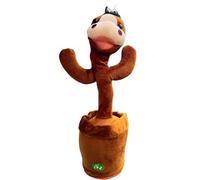 VISTA TRADE Dancing Cactus Horse, Singing Cactus Horse, Talking Horse Cactus Toy, That kids toys Repeating What You Say Glow Sing and Dance, for Children Family and Friends
