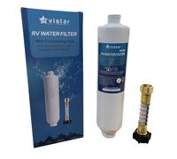 Vistar Water Technologies RV Water Filter & Hose Protector, Inline Water Filter Reduces Bad Taste, Odor, Chlorine & Sediment, Ideal for RVs, Campers, Travel Trailers, Boats, American Owned Company