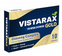 VISTARAX Gold - Stronger and Longer for Confident Performer - Ultra Strong Performance Enhancing Pills, Stamina Endurance Booster Gold Supplement Pills for Men - 10 Ginseng Capsules