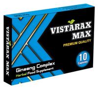 VISTARAX MAX - Stronger and Longer for Confident Performer - Ultra Strong Performance Enhancing, Stamina Endurance Booster Blue Supplement Pills for Men - 10 Ginseng Capsules