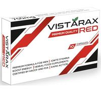 VISTARAX RED - Ignite Your Stamina to Go Longer & Stronger - Stamina Endurance Booster - RED Supplement Pills for Men - 10 Ginseng Capsules