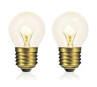 Visther 40 Watt Oven Light Bulb G45, 300℃ Hight Temp Appliance Light Bulbs Replacement for Oven, Refrigerator, Microwave, E26 Medium Base, 110 to 130 Volt, Dimmable 2-Pack