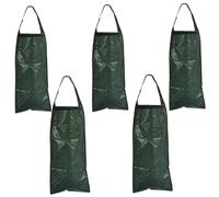 Vistnale 5PCS Hanging Strawberry Planter, 23.6" 8 Hole Upside down Tomato Planter, Portable Hanging Grow Bags with Handle for Chili Herb Hot Peppers Vegetables|Grow Bags