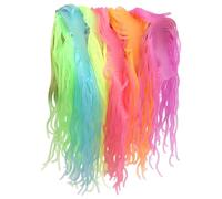 Vistnale 6Pcs Stretchy Fidget Toy, Colorful Sensory Spaghetti Stretchy Toy, Glow in the Dark Fidget Noodles Stress Toys for Stress Relieve Party Early Education Birthday|Squeeze doll