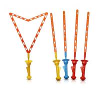 Vistnale Bubble Makers, 4PCS Big Bubble Wands, Sword-Shaped Wands for Kids Giant Wand with Big & Small Bubbles, 18 Inch, Random Color