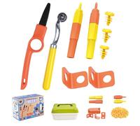 Vistnale Cardboard Construction Kit 148 PCS Cardboard Tools Kids Early Educational Toys for Boys and Girls, Tools for Kids