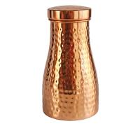 Vistnale Copper Bottle|Copper Water Bottle, 1000ml (34 oz) Leak-Proof, Eco-Friendly, Joint-Free Design for Health, Yoga, Office & Travel, Style1