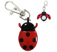 Vistnale Fancy Ladybug Vintage Quartz Animal Keychain Vintage Ladybug Watch Pendant Hanging Lady Bug Keychain with Key Buckle for Purse Kids