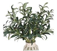 Vistnale Olive Branch|Olive Branches for Vases, 3PCS 33 Inch Lifelike Artificial Tree Branches, DIY Plant for Wedding Home Office Table Centerpieces Decor