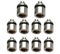 Vistnale Tiny Lights for Crafts, Dollhouse Lights 10PCS Cordless Warm White Miniature LED for Cat Claw Lamp Battery Operated Tiny for Crafts White