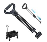 Vistnale Wagon Push Handle Attachment|Wagon Push Handle Attachment 21.3 to 31.1 In Long For Adjustable Heavy-Duty Portable Outdoor Wheelbarrow Handles for Carts, Stroller, Camping Trolley