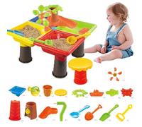 Vistnale Water Table|1 Set Water Table Colorful Sand with Cute Dolphin ABS Sensory Interactive Parent-child Developmental and Sand for Indoor Outdoor Beach Square