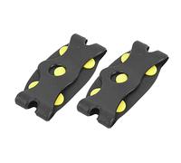Vistreck 1 Pair Non-Slip 5-Toothed Spring Claw Crampons for Boots - Outdoor Ice and Snow Shoe Covers
